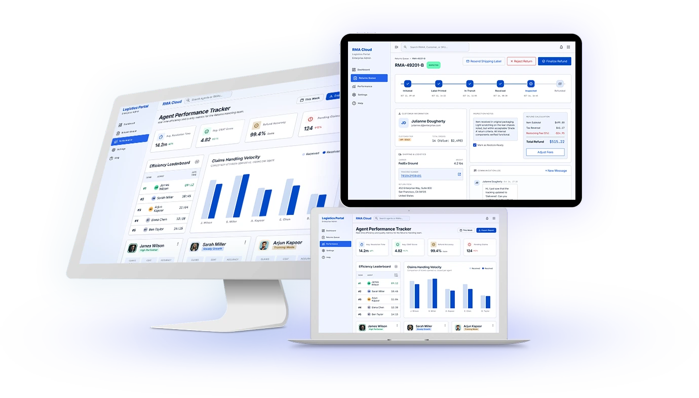 returns management system consumer electronics development