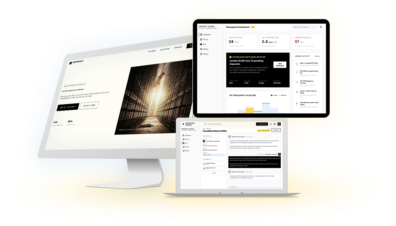 RFI project management platform development