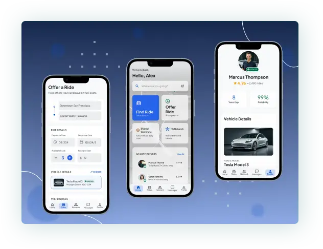 ride-sharing and mobility mobile app