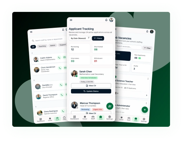 school workforce management mobile app