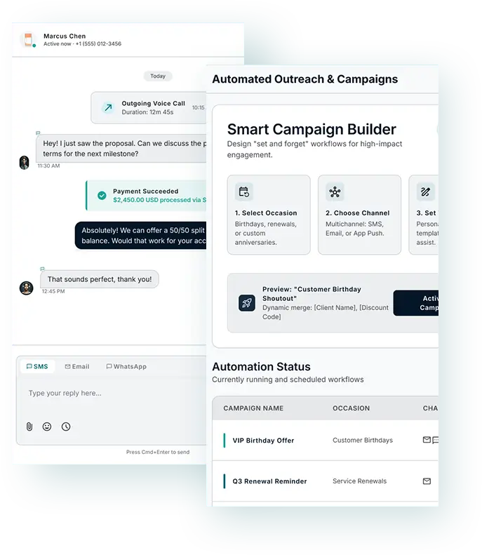 solution client engagement web platform