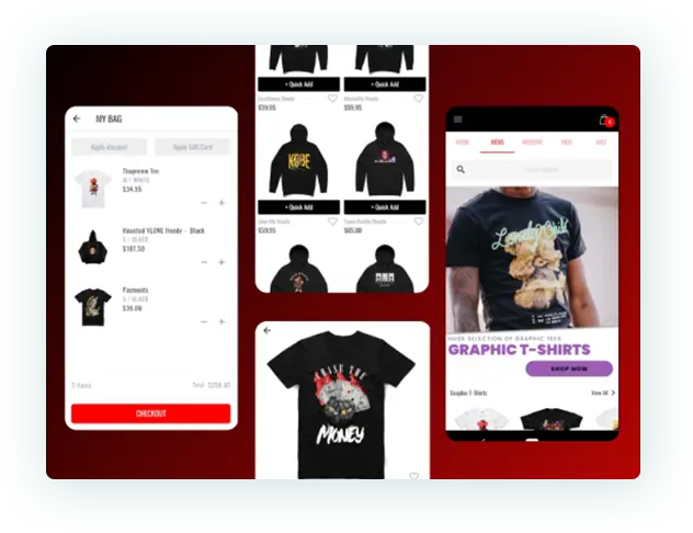 streetwear ecommerce app requirement