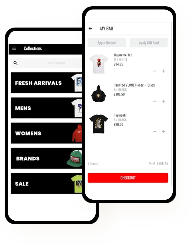 streetwear ecommerce app solution