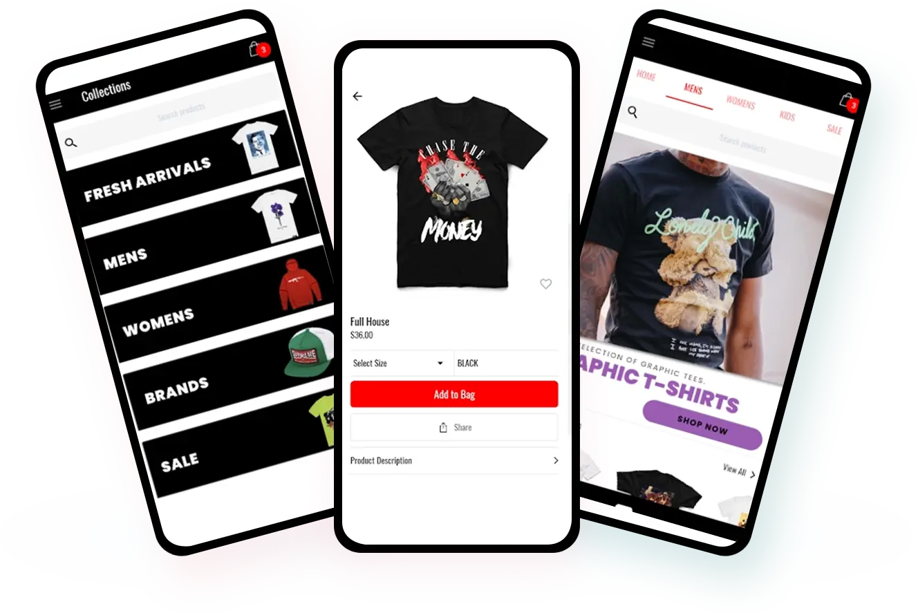 streetwear lifestyle ecommerce app development
