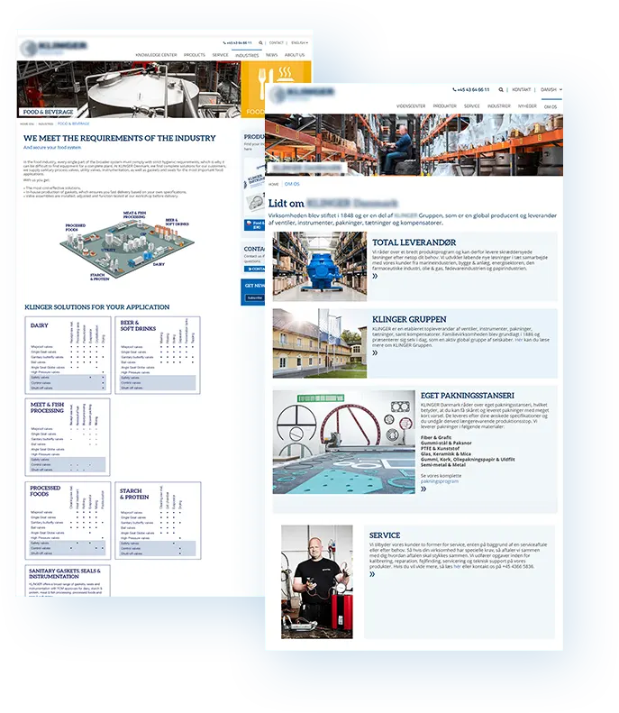 valve manufacturers website development