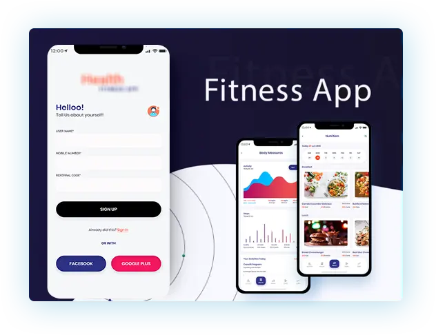 web and app development for fitness