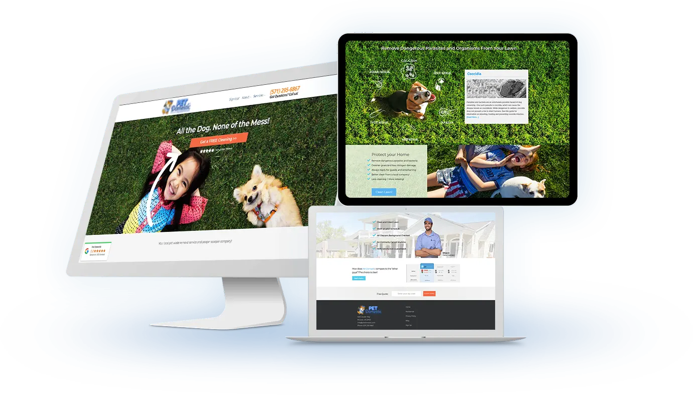 website development for dog lovers