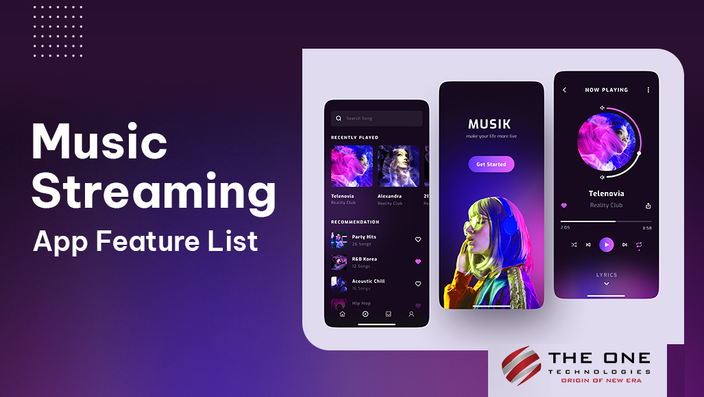 Music Streaming App Feature List