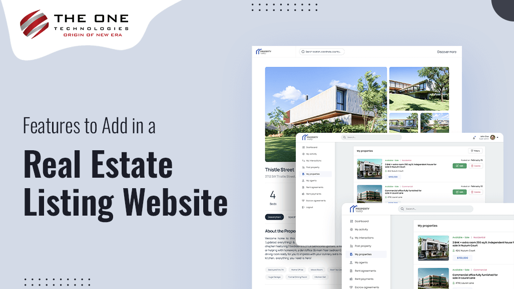 Features to Add in a Real Estate Listing Website