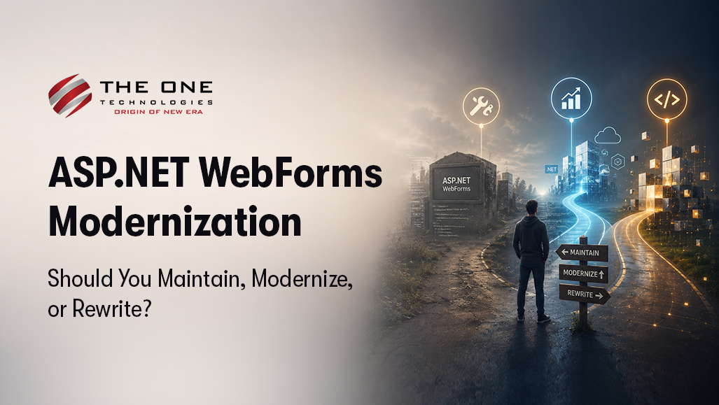 ASP.NET WebForms Modernization: Maintain, Modernize, Rewrite