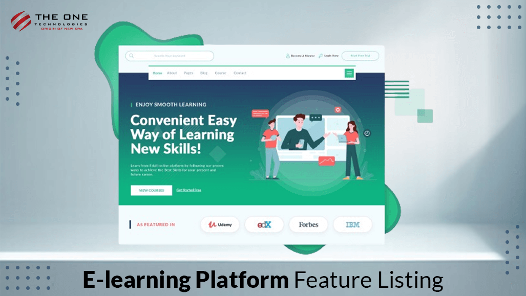E-learning Platform Feature Listing