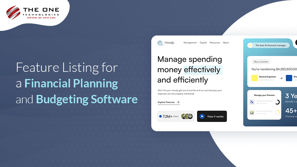 Feature Listing for a Financial Planning and Budgeting Software